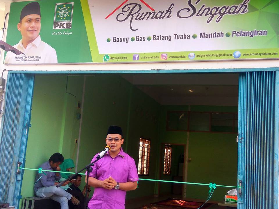 Resmikan Rumah Singgah, Ardiansyah Julor: Masyarakat Butuh Kerja Nyata
