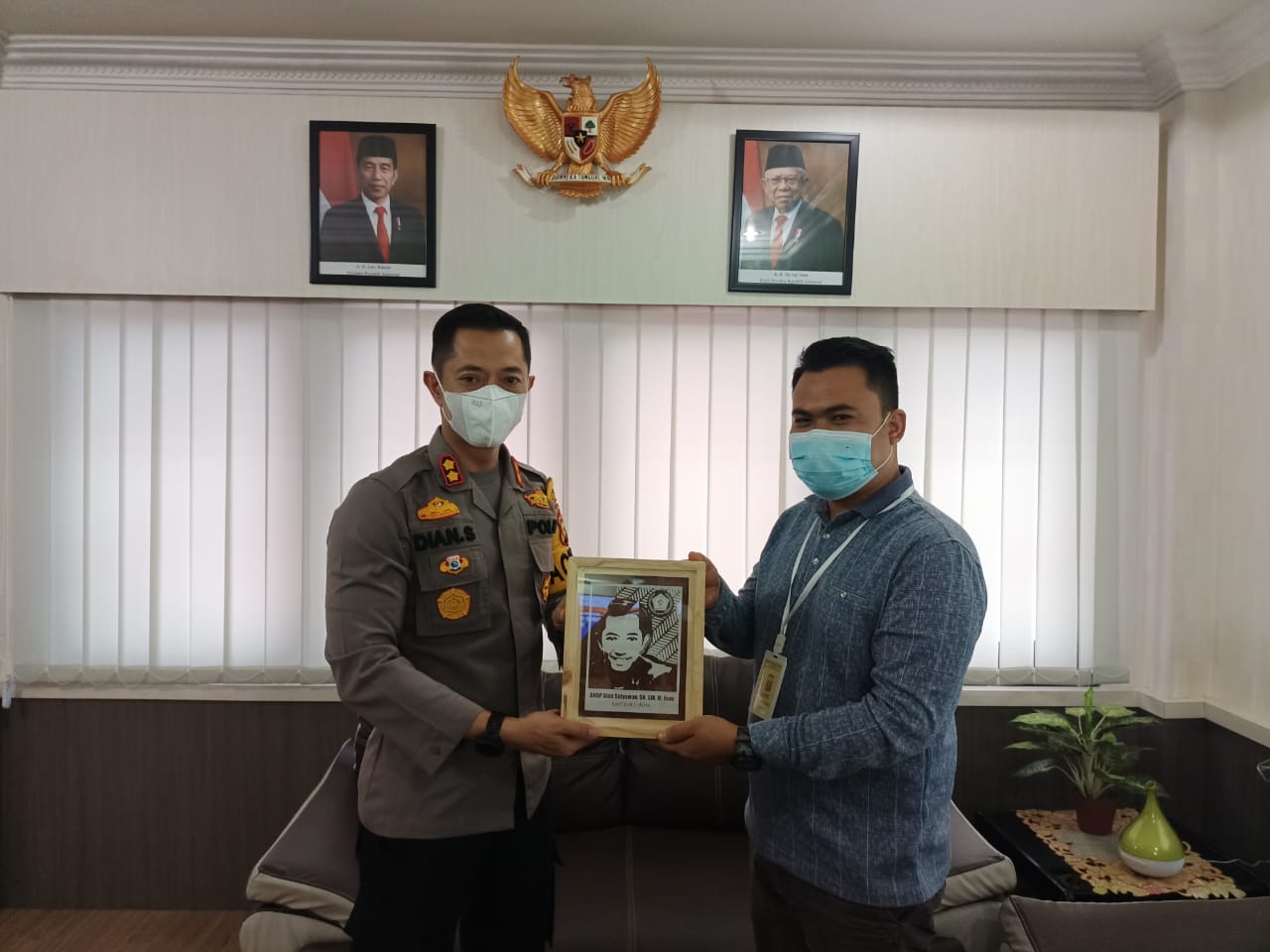 Kapolres Inhil Siap Kolaborasi Dukung Kegiatan HPN 2021