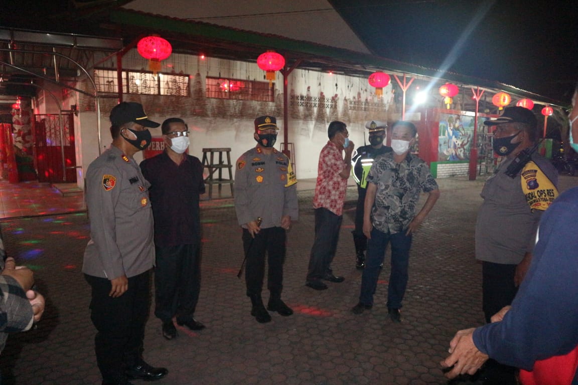 Kapolres Sergai Patroli Perayaan Imlek 2572 di sejumlah Vihara