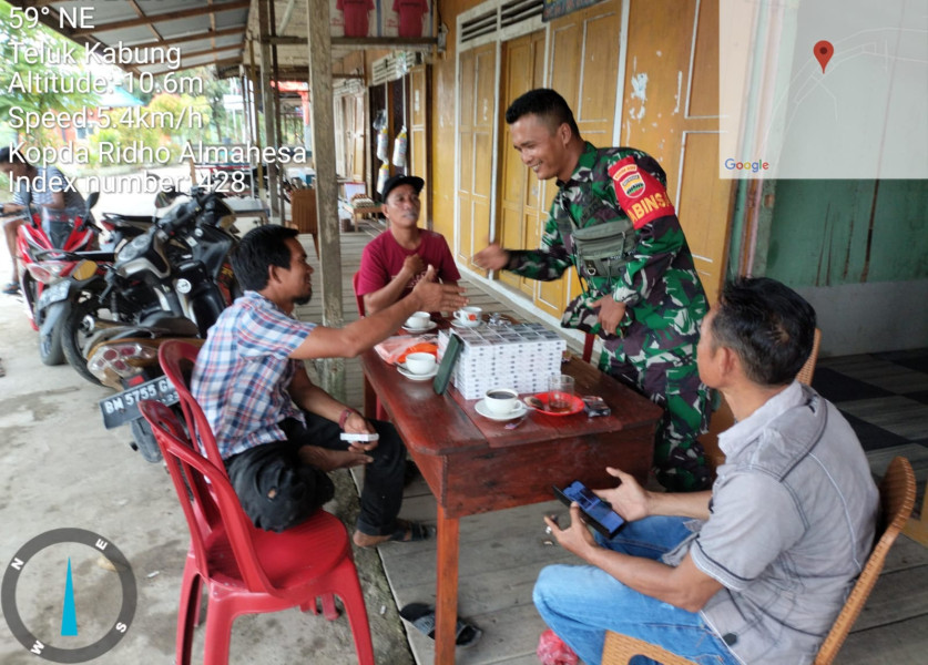 Pererat Sinergitas di Wilayah, Babinsa 05/GAS Kopdar Ridho Almahesa Komsos Bersama Warga Binaan