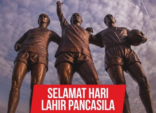 Keren, Manchester United Ikut Peringati Hari Lahir Pancasila
