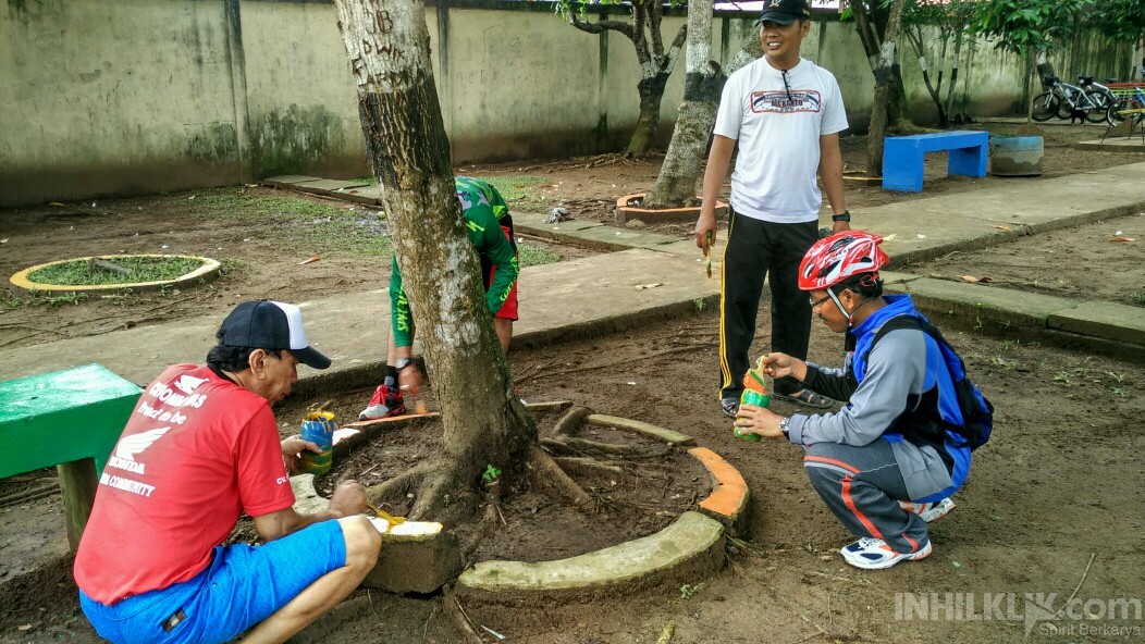 Tidak Hanya Rutin Gowes-gowes, ISSI Inhil Juga Rutin Gelar Bakti Sosial