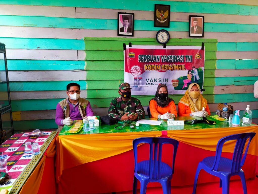 Puskesmas Kempas Jaya Gelar Vaksinasi Untuk Anak Sekolah