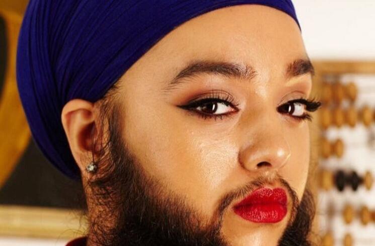 Meski Berjenggot, Harnaam Kaur Malah Sukses Jadi Model Cantik