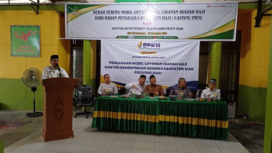 Pertama di Riau, Kemenag Siak Terima Bantuan Mobil Operasional Haji dari BPKH