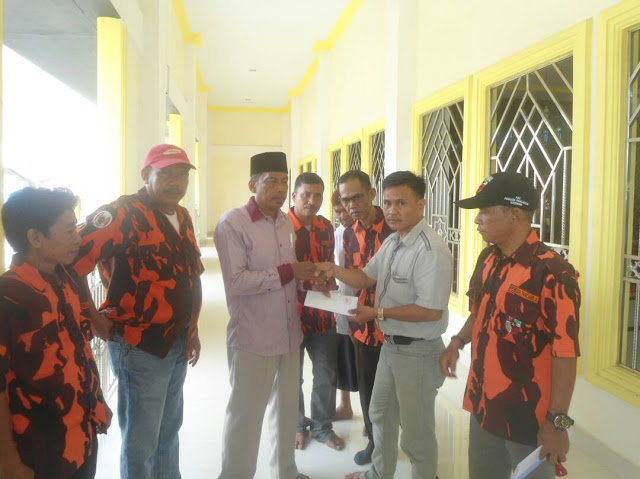 PP Tagaraja Sungai Guntung Berikan Santunan Anak Yatim Ke Masjid-Masjid