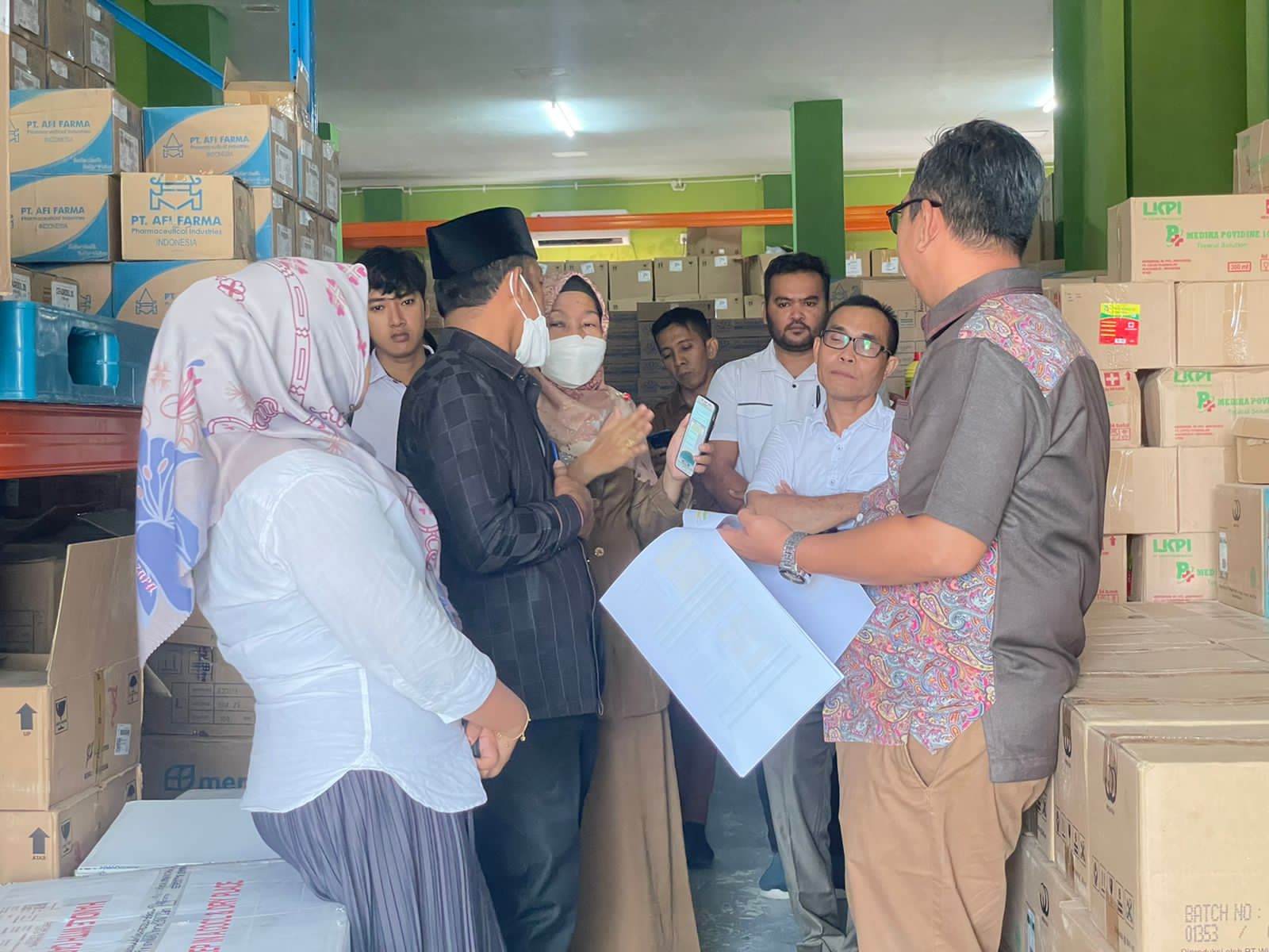 Komisi IV DPRD Inhil Lakukan Sidak ke UPTD Instalasi Farmasi
