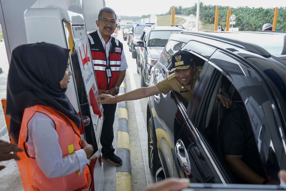 Setelah Dilewati Gubri, Jalan Tol Permai Sempat Ditutup Kembali