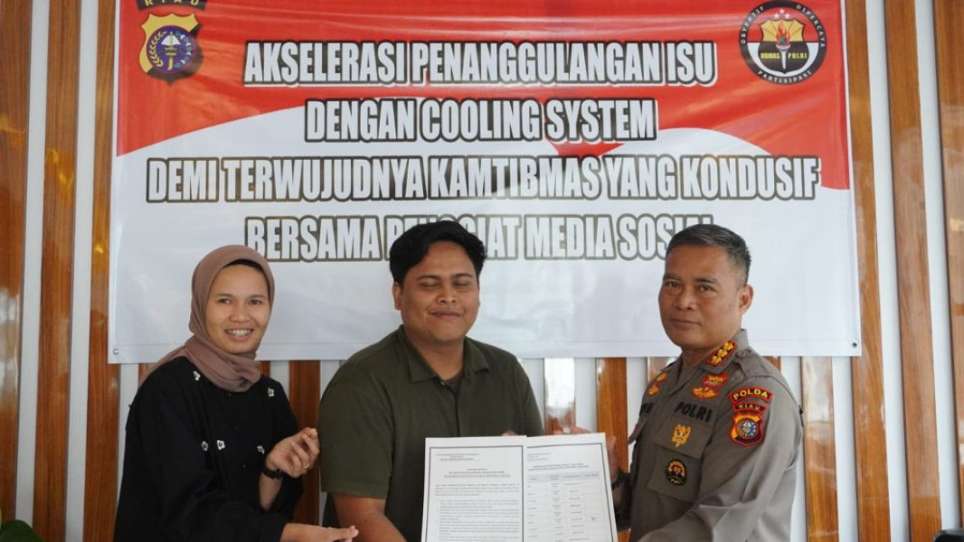 Humas Polda Riau Kolaborasi dengan Pegiat Medsos untuk Cegah Berita Hoax