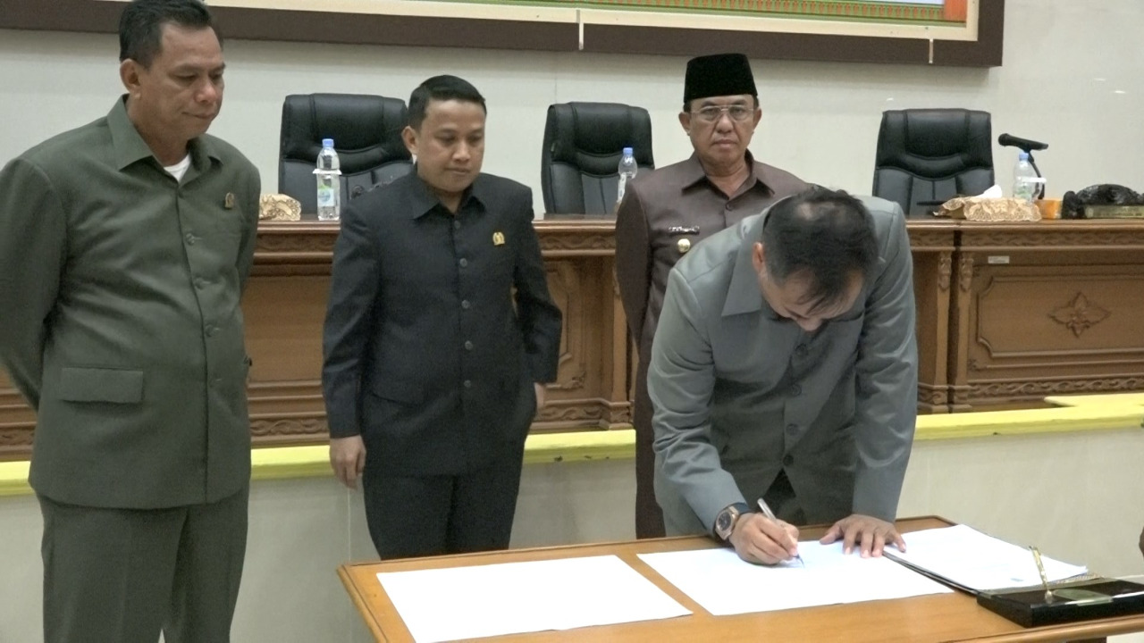 Bupati Inhil Setujui Ranperda Pertanggungjawaban APBD Tahun Anggaran 2018