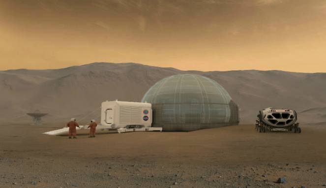 Manusia di Mars Bakal Berevolusi Lebih Cepat