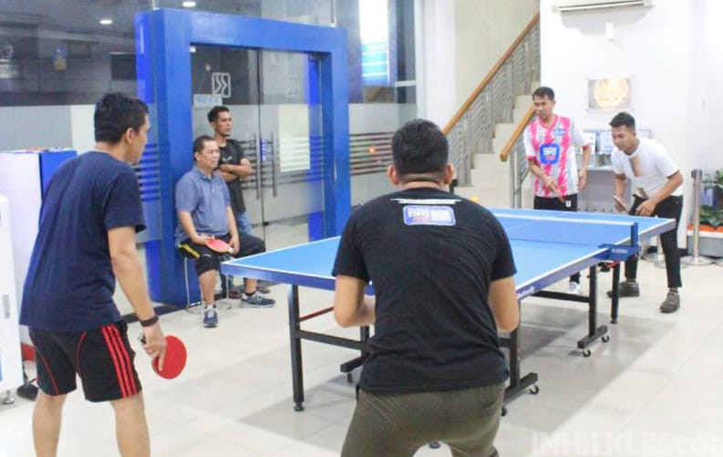 Semarakkan HUT BRI ke-128, BRI Kisaran Gelar Turnamen Tenis Meja Antar Pekerja