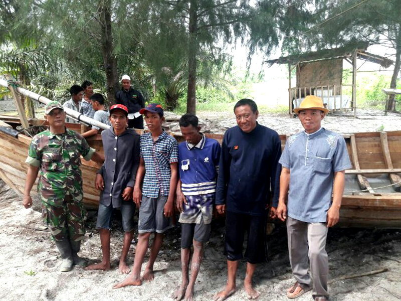 Karam di Perairan Sergai, Nelayan Asal Belawan Terdampar