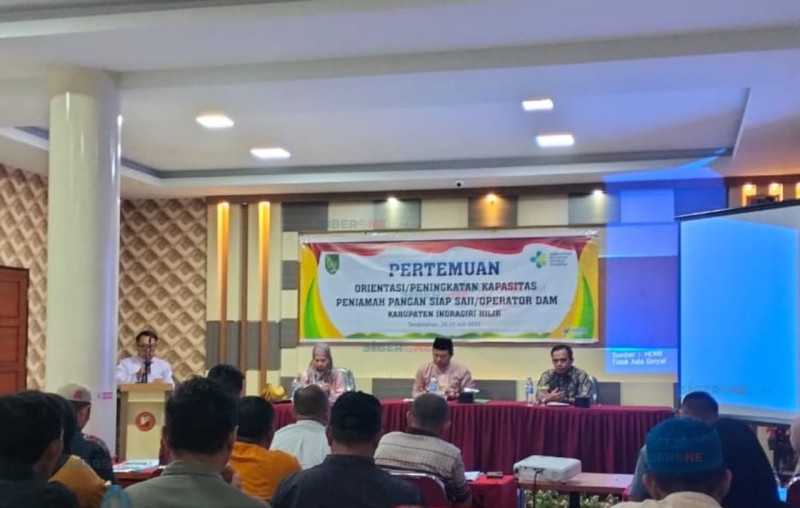 Dinkes Inhil Gelar Orientasi Peningkatan Kapasitas Penjamah Makanan dan Operator DAM
