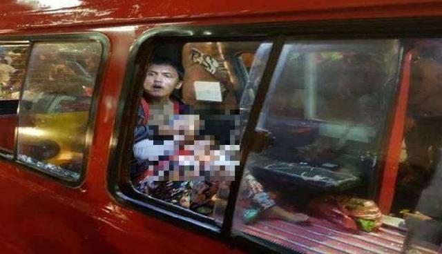 Perampok Sandera Ibu dan Bayinya di Dalam Angkot
