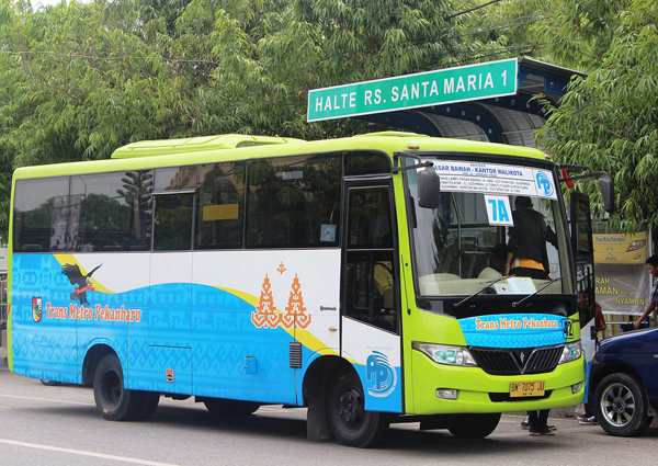 Bus Trans Metro Pekanbaru Layani 10.000 Penumpang Setiap Hari