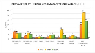 Angka Stunting di Kecamatan Tembilahan Hulu Turun Jadi 36 Kasus