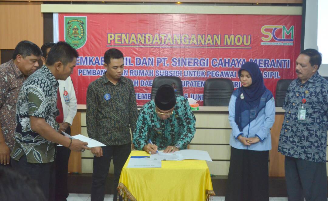 HM Wardan Teken MoU Kerjasama Pembangunan Rumah ASN dan Jaminan Kesehatan Masyarakat