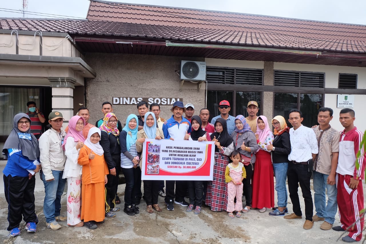 Komunitas Musisi Inhil Kumpulkan 38 Juta Untuk Korban Bencana Palu