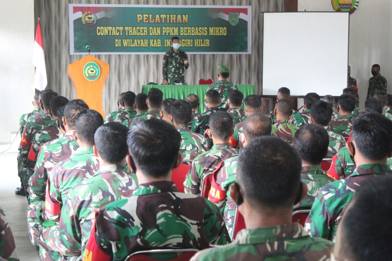 Kodim 0314 lnhil Gelar Pelatihan Contact Tracer dan PPKM Berbasis Mikro Gelombang II) Bagi Para Babinsa
