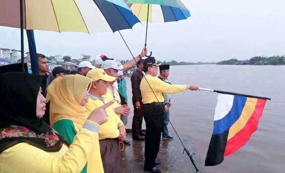 Lomba Sampan Selodang Wisata Tahunan Inhil