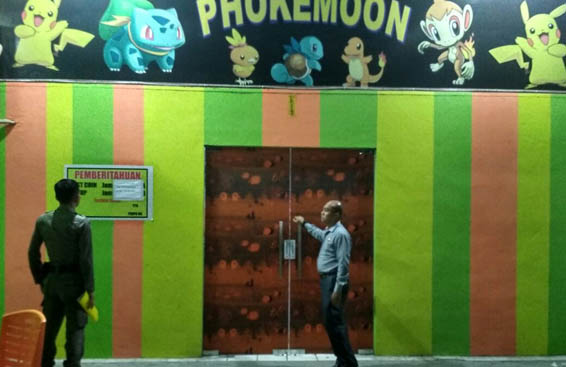 Langgar Jam Operasional, Satpol PP Pekanbaru Tutup 3 Arena Gelper