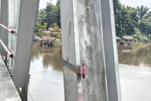 Pagar Besi Jembatan Siak II Lenyap Dicuri
