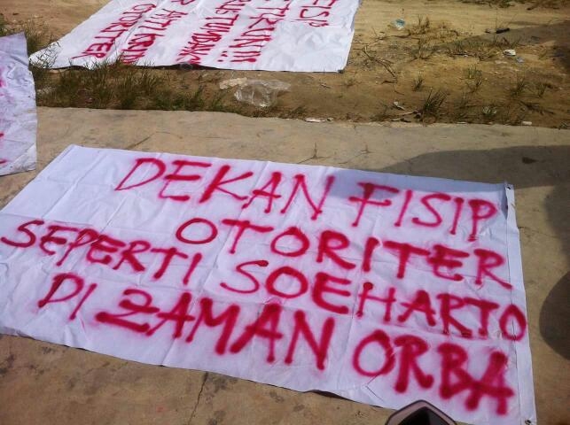 Mahasiswa FISIP UR Gelar Aksi Demo, Aktivitas Perkuliahan