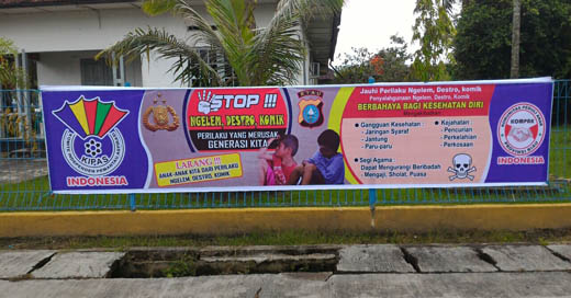 Kompak dan Kipas Buat Imbauan Bahaya Ngelem