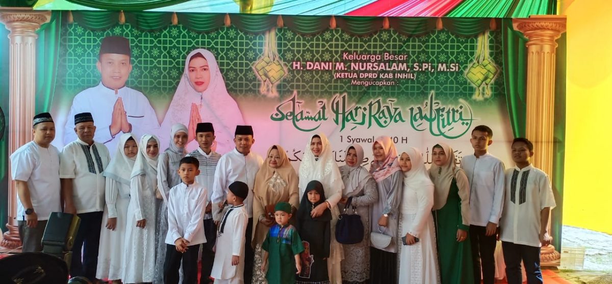 Gelar Open House, Ketua DPRD Inhil: Mari Saling Memaafkan