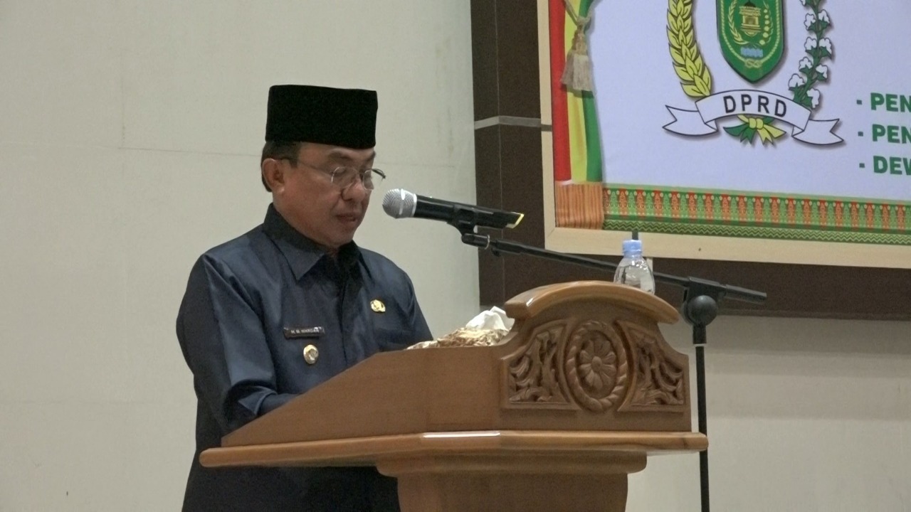 Paripurna Ke-3 Masa Persidangan 1, Bupati Inhil Sampaikan 4 Ranperda