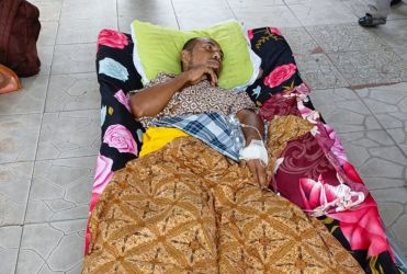Warga Inhil Diterkam Buaya Saat Mandi di Sungai, Kondisi Kaki Patah