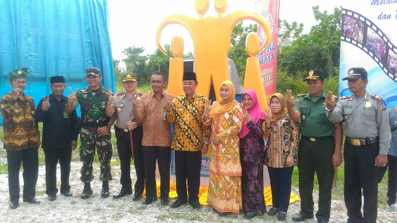 Bupati, Kapolres dan Dandim 0314/Inhil Tinjau Pos Pengamanan Operasi Lilin di Kempas