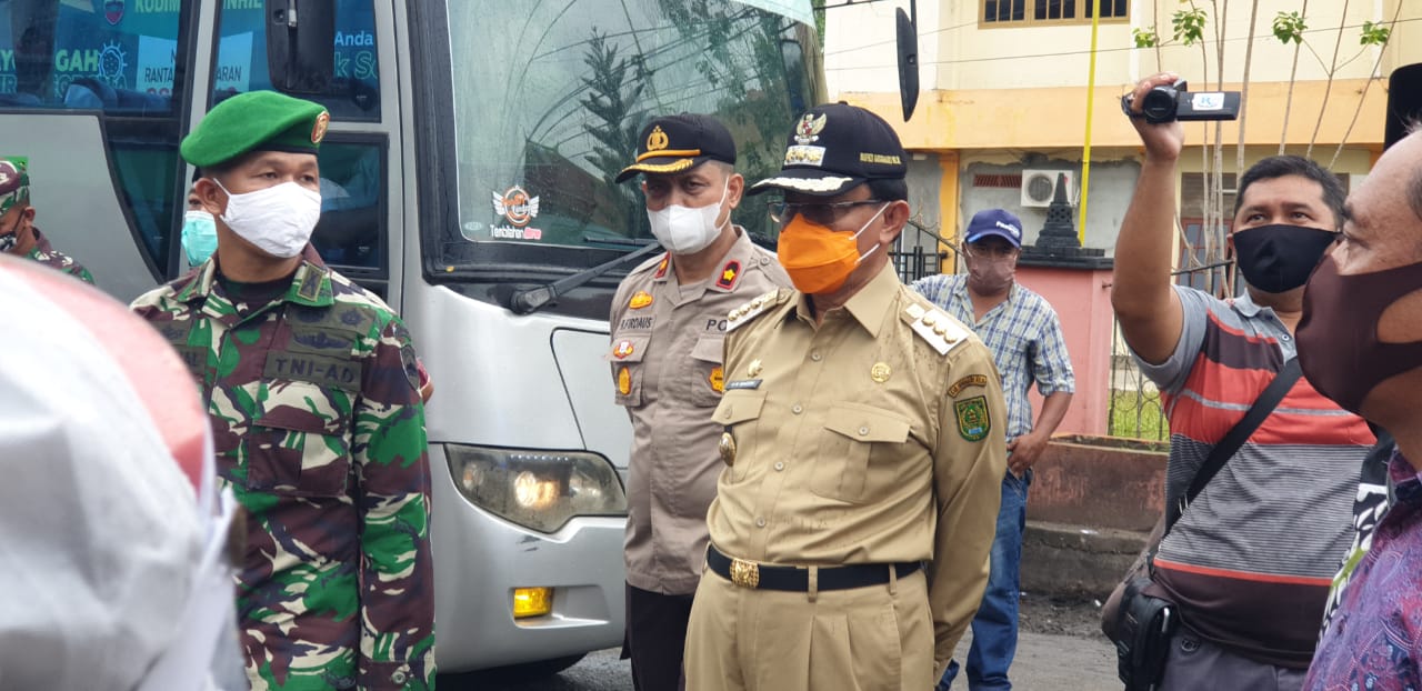 Bupati Wardan Resmikan Tim Terpadu Penegakan Disiplin Masyarakat Produktif Aman Covid-19