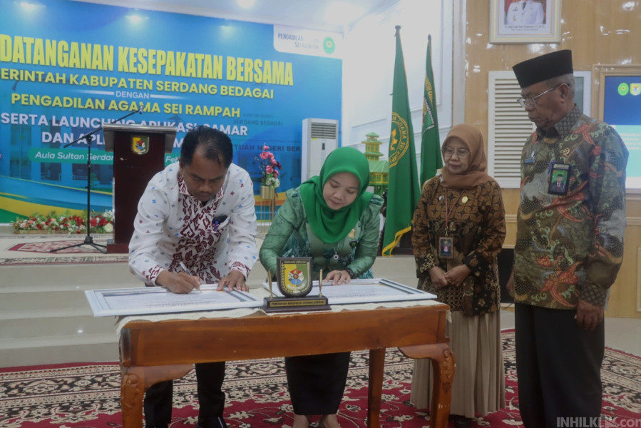 Pemkab Sergai Bekerjasama Dengan PA Sei Rampah Luncurkan Aplikasi SAMAR dan Vitamin-A