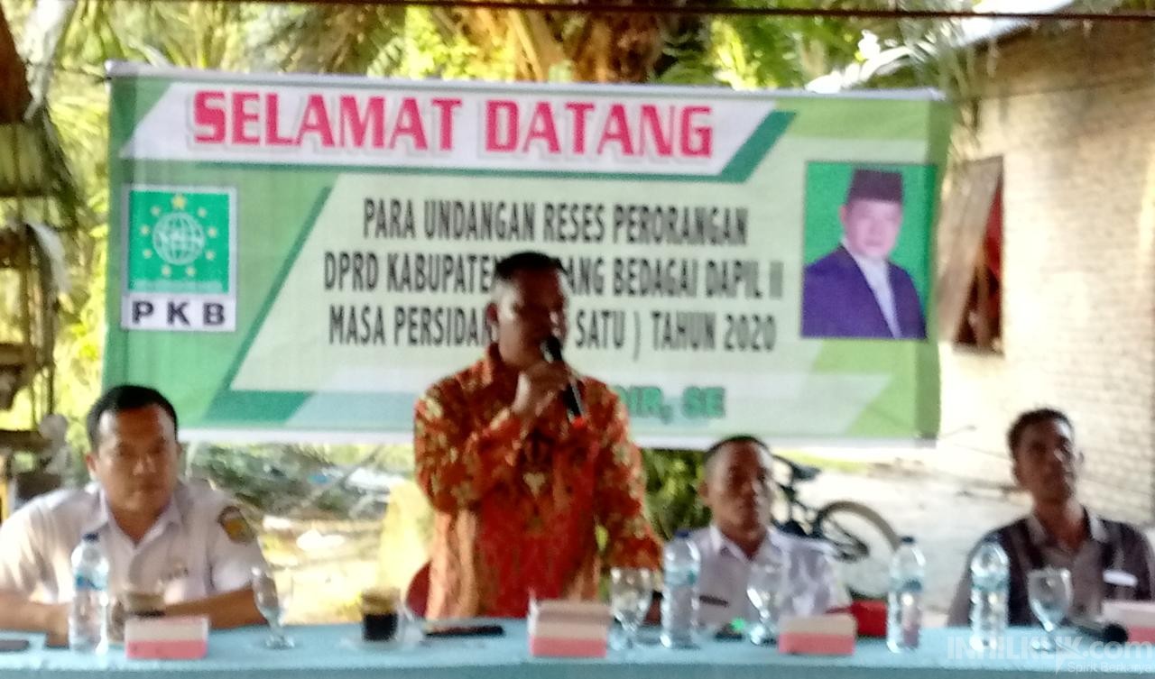 Anggota DPRD Sergai Fraksi PKB, Khaidir Tampung Aspirasi Masyarakat