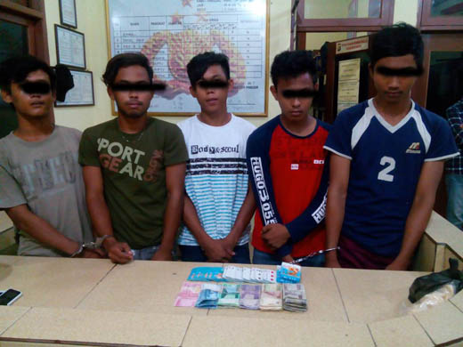 5 Pemuda di Pinggir, Bengkalis Diciduk Polisi Karena Judi Song