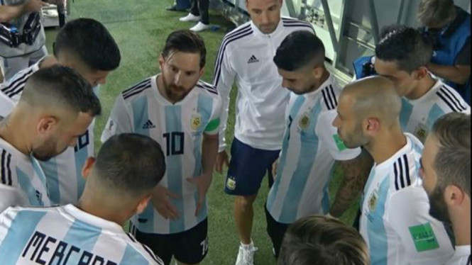 Pidato Messi di Lorong Stadion Jadi Cerita Lain Drama Argentina