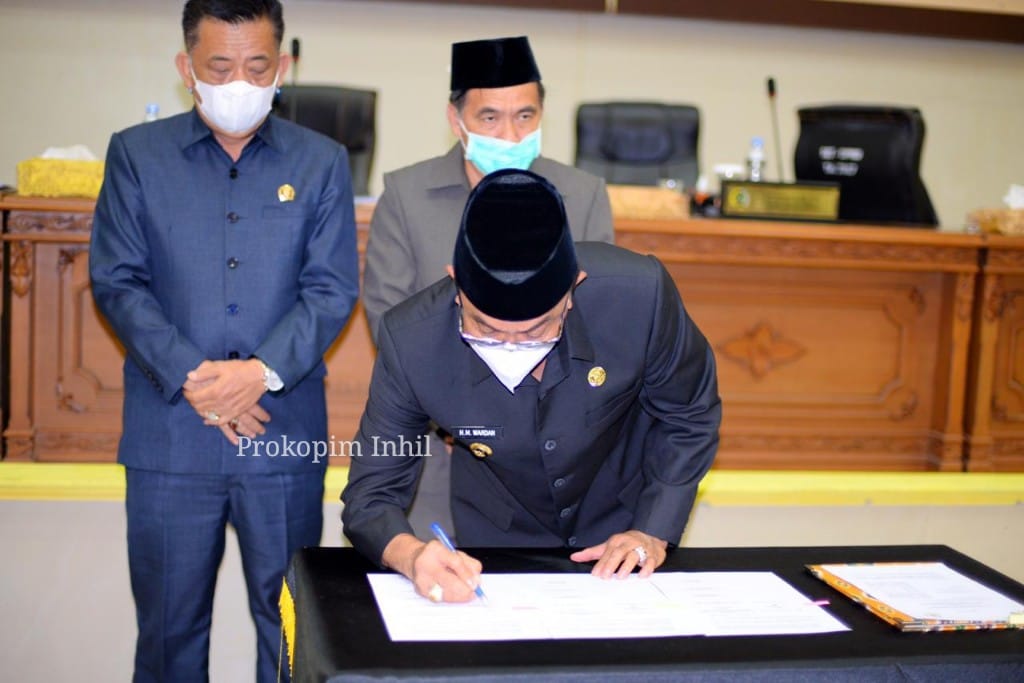 APBD Inhil Tahun 2021 Disahkan Rp 1,7 Triliun