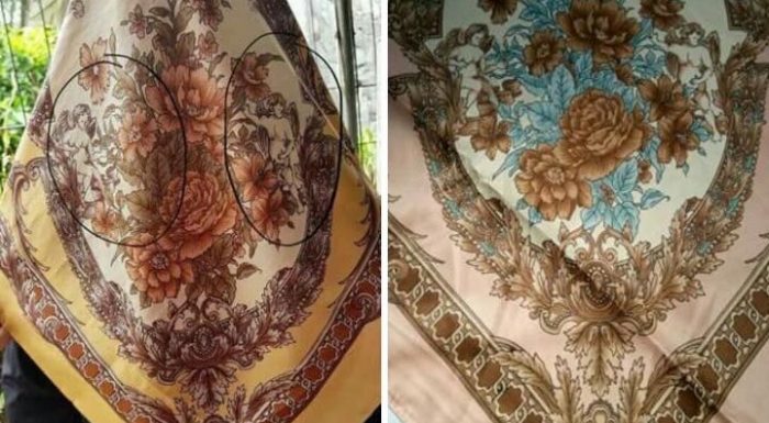 HEBOH! ADA Jilbab Bergambar Dua Perempuan Telanjang