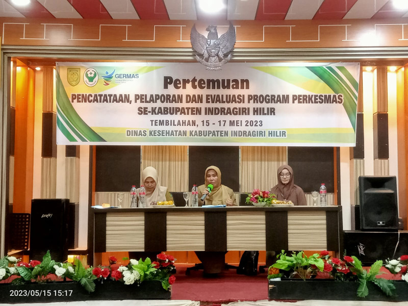 Dinkes Inhil Laksanakan Pertemuan Pencatatan, Pelaporan Dan Evaluasi Program Perkesmas Se-Inhil