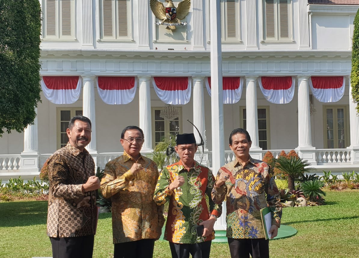 Penuhi Undangan Presiden, Bupati Inhil Ikuti Rakornas Pengendalian Karhutla Di Istana Negara