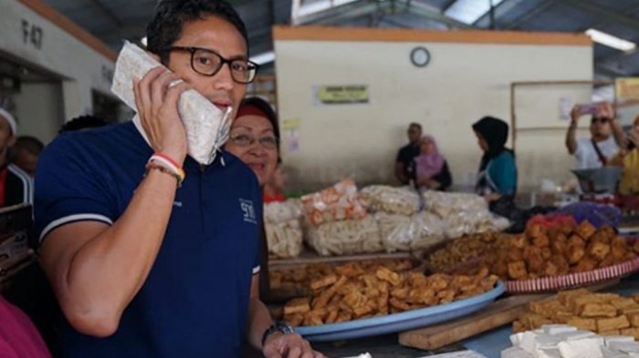 Sandi Tantang Jokowi Cari Ukuran Tempe