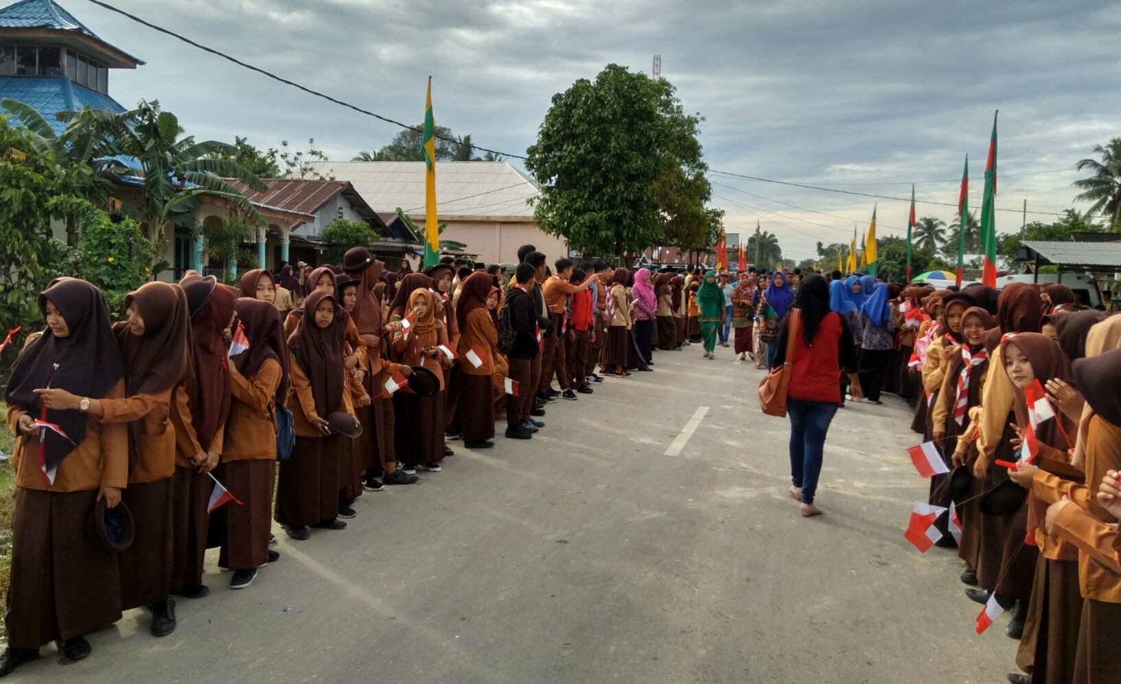 Kedatangan Panglima TNI Gatot Nurmantyo ke Siak Ditunggu Ribuan Siswa