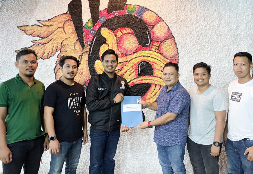 Bakal Jadi Calon Tunggal, Ardiansyah Julor Kembalikan Formulir Pendaftaran Caketum HIPMI Inhil