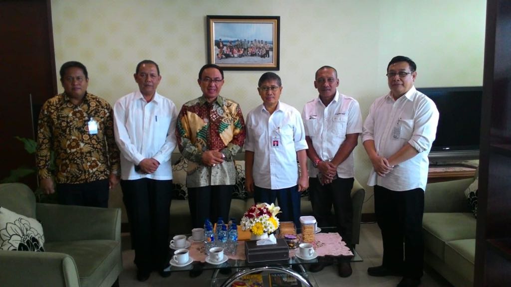 Bupati Inhil, HM Wardan Kunjungi Dirjen Kementerian PU
