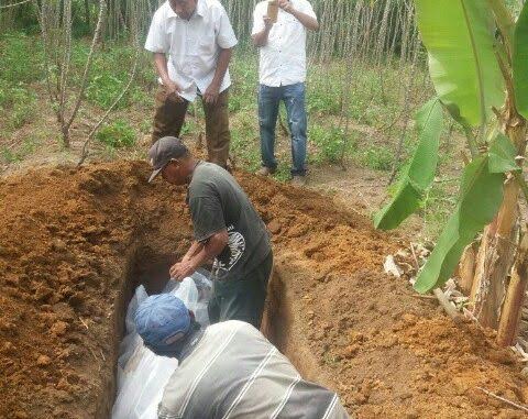 Akhirnya, Mayat MR-X Dikebumikan Polsek Teluk Mengkudu