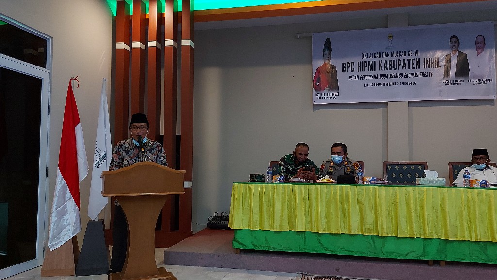 Asisten II Setda Inhil, Drs. Masdar mewakili Bupati Wardan menyampaikan sambutan dan membuka acara.