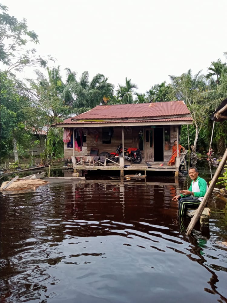 Banjir di Desa Karya Tunas Jaya