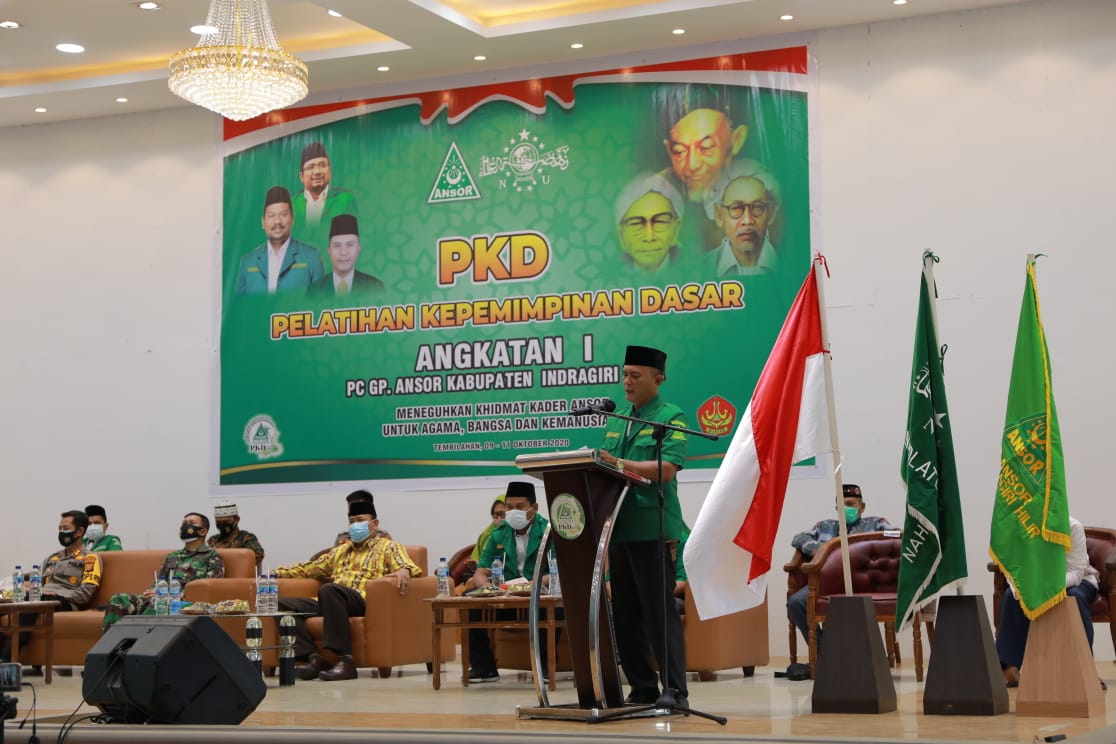 Ketua PC GP Ansor Inhil, Saymsul Muarif.
